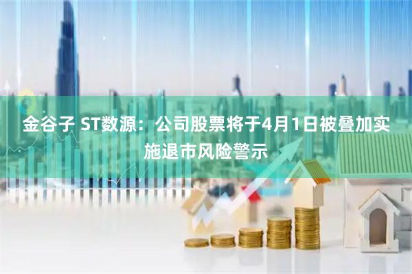 金谷子 ST数源：公司股票将于4月1日被叠加实施退市风险警示