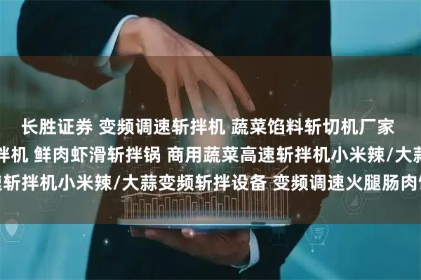 长胜证券 变频调速斩拌机 蔬菜馅料斩切机厂家 食品机械厂家 鱼虾斩拌机 鲜肉虾滑斩拌锅 商用蔬菜高速斩拌机小米辣/大蒜变频斩拌设备 变频调速火腿肠肉馅斩拌机