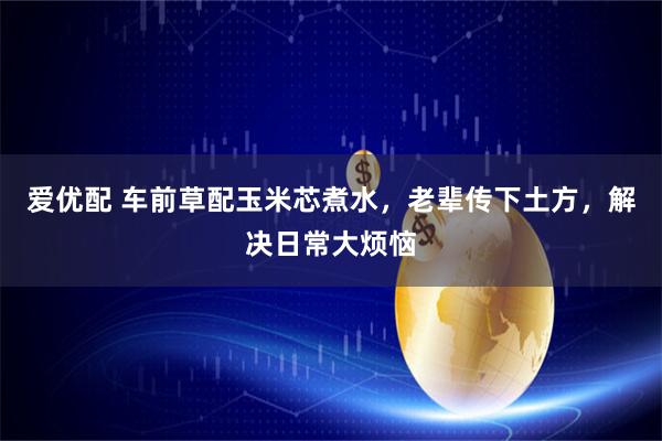爱优配 车前草配玉米芯煮水，老辈传下土方，解决日常大烦恼