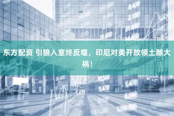 东方配资 引狼入室终反噬，印尼对美开放领土酿大祸！