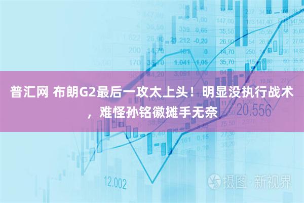 普汇网 布朗G2最后一攻太上头！明显没执行战术，难怪孙铭徽摊手无奈