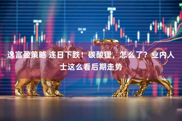逸富盈策略 连日下跌！碳酸锂，怎么了？业内人士这么看后期走势