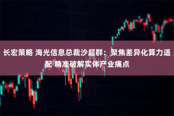 长宏策略 海光信息总裁沙超群：聚焦差异化算力适配 精准破解实体产业痛点